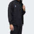 adidas 运动型格夹克纯色外套 男款 黑色 / Куртка Adidas Trendy Clothing FM9344