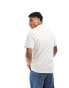 Farah ringer short sleeve t-shirt in off white