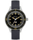 ფოტო #1 პროდუქტის Men's Automatic MIL-SHIPS-W-2181 Navy Nylon Strap Watch 41mm - Limited Edition
