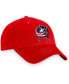 ფოტო #3 პროდუქტის Men's Red Columbus Blue Jackets Core Adjustable Hat
