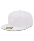Фото #2 товара Men's Miami Marlins White on White 59FIFTY Fitted Hat