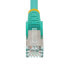 Фото #4 товара 7m CAT6a Ethernet Cable - Aqua - Low Smoke Zero Halogen (LSZH) - 10GbE 500MHz 100W PoE++ Snagless RJ-45 w/Strain Reliefs S/FTP Network Patch Cord - 7 m - Cat6a - S/FTP (S-STP) - RJ-45 - RJ-45