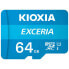 Фото #4 товара Карта памяти микро-SD с адаптером Kioxia Exceria UHS-I Класс 10 Синий