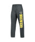 ფოტო #2 პროდუქტის Men's Charcoal, Navy Milwaukee Brewers Meter T-shirt and Pants Sleep Set