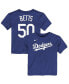 Фото #3 товара Футболка для малышей Nike Los Angeles Dodgers с именем и номером игрока - Муки Беттс.