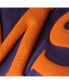 Women's Purple Clemson Tigers Ombre Long Sleeve Dip-Dyed Spirit Jersey