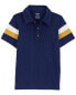 Фото #15 товара Toddler 2-Piece Striped Polo Shirt & Pull-On All Terrain Shorts Set 3T