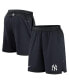 ფოტო #1 პროდუქტის Men's Navy New York Yankees Authentic Collection Flex Vent Performance Shorts