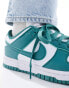 Nike Dunk Low NN trainers in white and green