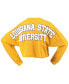 ფოტო #2 პროდუქტის Women's Gold LSU Tigers Laurels Crop Long Sleeve T-shirt