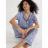 Фото #3 товара 2-Pcs Joyspun Knit Notch Collar Top & Capri Pajama Set Women's Medium Multicolor