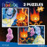 EDUCA BORRAS 2X100 Pieces Elemental Puzzle