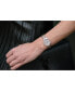 ფოტო #3 პროდუქტის Women's Eco-Drive Crystal Accent Rose Gold-Tone Stainless Steel Bracelet Watch 28mm EW2348-56A
