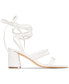 ფოტო #2 პროდუქტის Women's Ava Strappy Ankle-Wrap Dress Sandals-Extended sizes 9-14