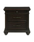 Brooks 3-Drawer Nightstand with USB Ports