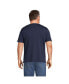 Фото #3 товара Men's Big & Tall Short Sleeve Supima Jersey Henley T-Shirt