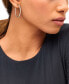 ფოტო #2 პროდუქტის Polished Tube Hoop Earrings in 14k White Gold (40mm)