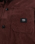 Vans drill chore corduroy jacket in dark brown