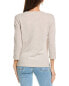 Фото #2 товара Forte Cashmere 3/4-Sleeve Crew Cashmere Sweater Women's