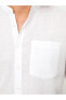 Фото #12 товара LCWAIKIKI Basic Regular Fit Uzun Kollu Keten Karışımlı Erkek Gömlek