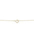 ფოტო #4 პროდუქტის Citrine (1/4 ct. t.w.) & Lab-grown White Sapphire (1/5 ct. t.w.) Star Dangle Collar Necklace in 14k Gold-Plated Sterling Silver, 16" + 2" extender