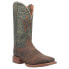 Фото #2 товара Dan Post Boots Dee TooledInlay Embroidery Square Toe Cowboy Womens Brown, Green