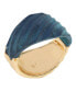 ფოტო #1 პროდუქტის Blue Patina Statement Bangle Bracelet