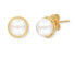 Фото #1 товара Jemné pozlacené náušnice pecky s pravými perlami ERE-GLORY-STG