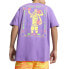 Puma Melo Spark Graphic Crew Neck Short Sleeve T-Shirt Mens Purple Casual Tops 6