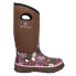 Фото #1 товара Roper Barnyard 12 Inch Floral Round Toe Rain Womens Brown Casual Boots 09-021-1