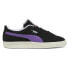Фото #1 товара Puma Suede Patch Lace Up Mens Black Sneakers Casual Shoes 39538802