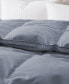 Фото #6 товара Одеяло средней теплоты UNIKOME с наполнителем из пуха и перьев 360 нитей с гарнитурой сшитое по краю, Twin