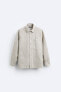 Фото #6 товара Куртка-рубашка с контрастными швами ZARA