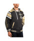 Men's Gray, Black New Orleans Saints Extreme Full Back Reversible Hoodie Full-Zip Jacket