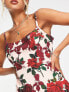 Фото #3 товара True Violet cami maxi dress in floral rose print