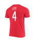Фото #4 товара Women's Jewell Loyd USA Basketball Red Name and Number Performance T-shirt