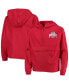 Фото #1 товара Куртка для малышей Champion ветровка с капюшоном Scarlet Ohio State Buckeyes Pack and Go Quarter-Zip