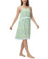 ფოტო #6 პროდუქტის Women's Printed Ruffle Babydoll Nightgown