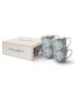 Heritage Collectables 17 Oz Midnight Pinstripe Mugs in Gift Box, Set of 4