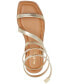 Фото #4 товара Women's Spinella Strappy Ankle-Wrap Flat Sandals