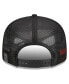 ფოტო #3 პროდუქტის Men's Black Teenage Mutant Ninja Turtles Happy Leonardo Trucker 9FIFTY Snapback Hat