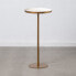 Side table 40 x 40 x 85 cm Golden White Iron