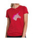 ფოტო #1 პროდუქტის Women's Premium Word Art T-Shirt - Unicorn