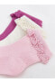 KANZ Kız Bebek Soket Çorap 3'lü Paket