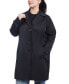 Фото #1 товара Women's Plus Size Single-Breasted Reefer Trench Coat, Created for Macy's