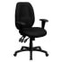 Фото #4 товара High Back Black Fabric Multifunction Ergonomic Executive Swivel Chair With Adjustable Arms