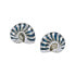 ფოტო #1 პროდუქტის DIVE SILVER Small Nautilus Shell Post Earring