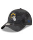 Фото #1 товара Men's Camo Los Angeles Rams Core Classic 2.0 9TWENTY Adjustable Hat