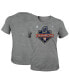 ფოტო #2 პროდუქტის Big Girls Heather Charcoal Houston Astros 2022 World Series Champions Locker Room T-shirt