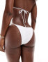 Фото #4 товара Bright Swimwear maria tie side bikini bottom in white